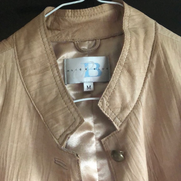 Alice Blue Leather Jacket - Picture 4 of 8